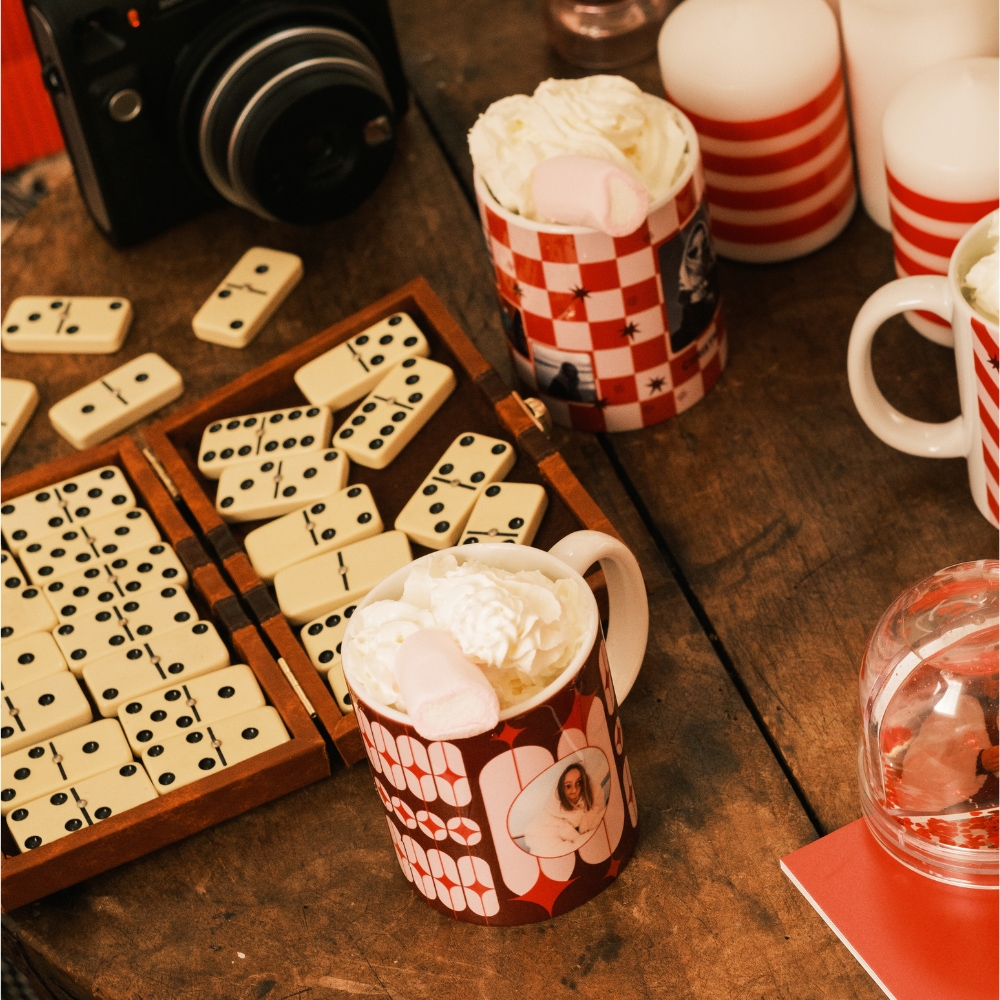 Caneca Retro Xmas inspiração 3